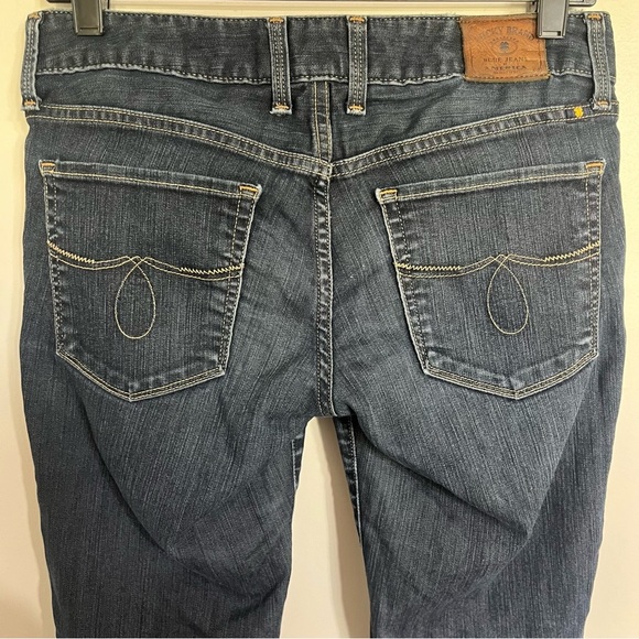 Lucky Brand Lola Boot Women's 2/26 LONG Ankle Dark Wash Blue Denim Bootcut Jeans - Picture 14 of 15